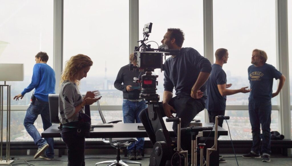 A shot of directing from Olif Productions